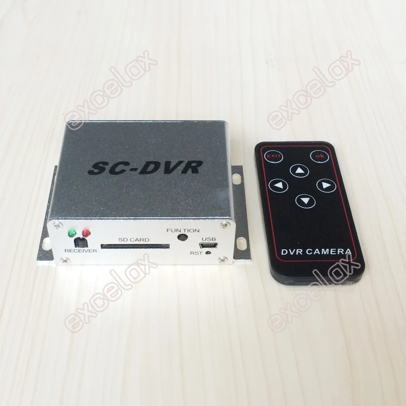 

1CH Alarm Mini Mobile DVR Capture Card Remote Control Digital Video Audio Recorder Car SC-DVR Motion Detection TF Card Record