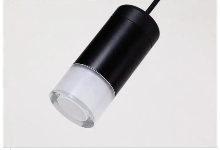 Современный скандинавский 110 В 220 в 240 В светодиодный подвесной светильник черного цвета с проволочной оплеткой, лампа для лестничной клетки, холла, холла, 3 метра, с кабельным потоком, черная Подвесная лампа