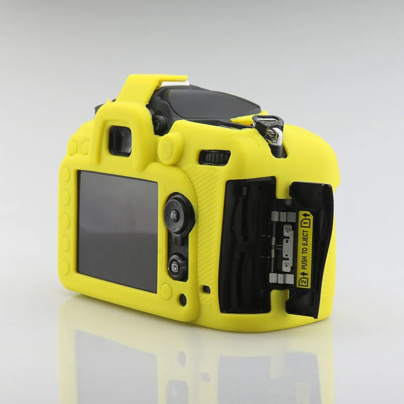 Хорошая мягкая силиконовая резиновая DSLR камера видео сумка для Nikon D7100 D7200
