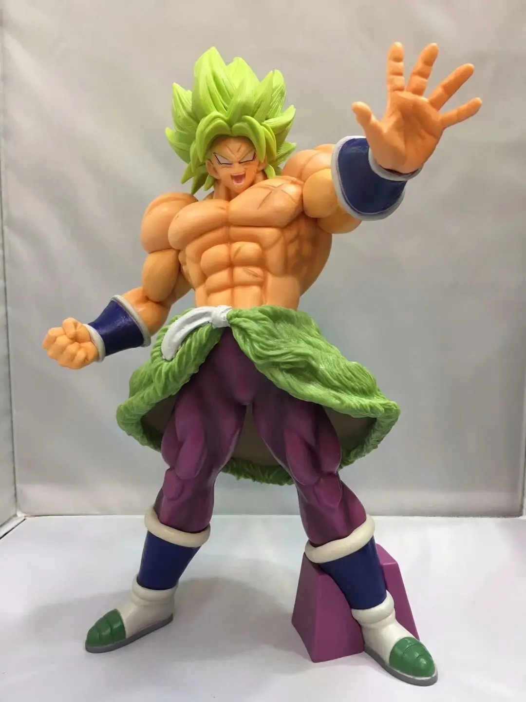 Anime 34cm Dragon Ball Z Super Saiyan Broly The 20th film ver. PVC Brolly Action Figure Collectible Model Toy Gift (3)