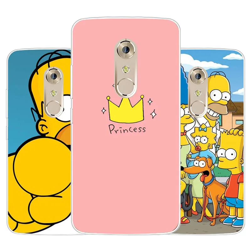 

Zte Axon 7 Case,Silicon Joy crown cartoon Painting Soft TPU Back Cover for Zte Axon 7 protect Phone cases