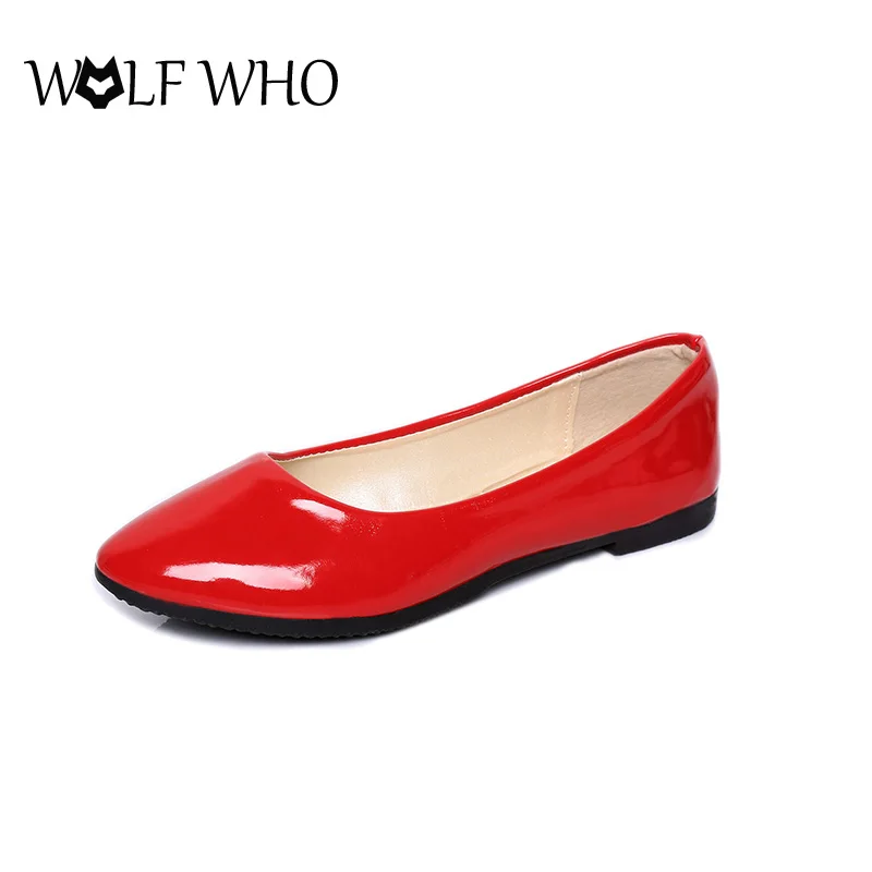 

2017 Spring Sole Women Flat Heel Shoes Point Toe Solid Slip-On Women Casual Shoes 8 Colors Fashion Loafers Women Tenis Feminino