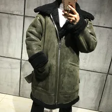 Женская замшевая кожаная куртка, замшевое пальто из меха ягненка, женская шуба из овечьей кожи