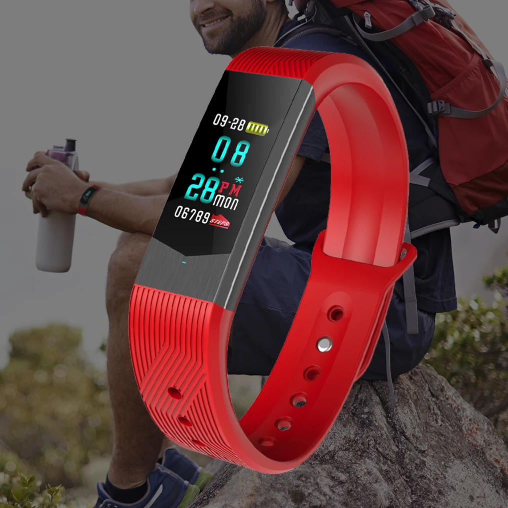 

BOZLUN Fashion Smart Watch Men Women Push Information Sleep Monitor Touch Screen IP 67 Waterproof Creative Wrist Watches SKMEI