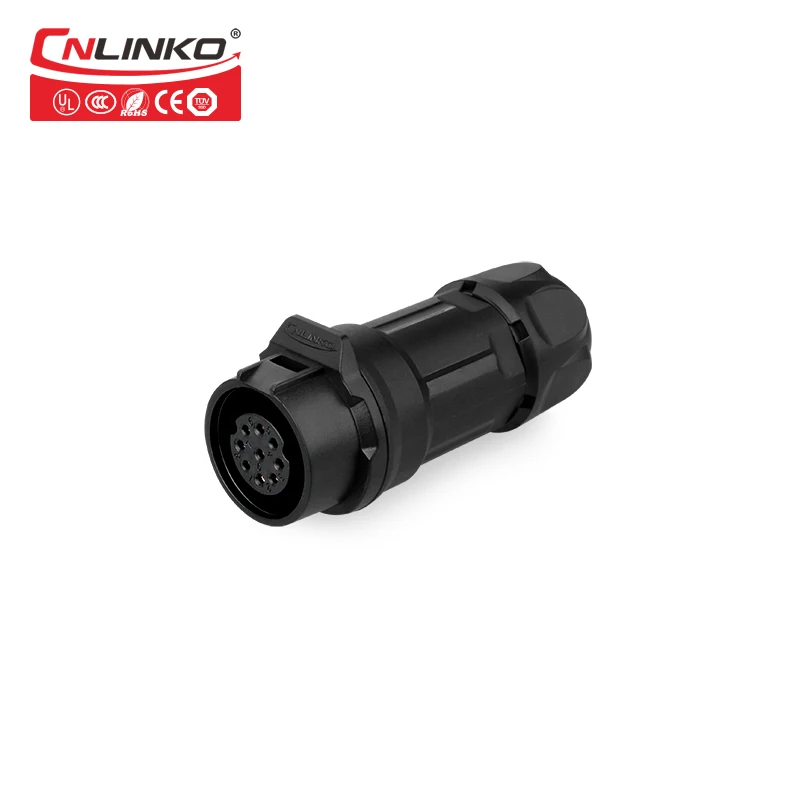 Cnlinko M16 9 контактный разъем eu AC DC Мощность PBT Пластик Quick Release провод с разъемом папа