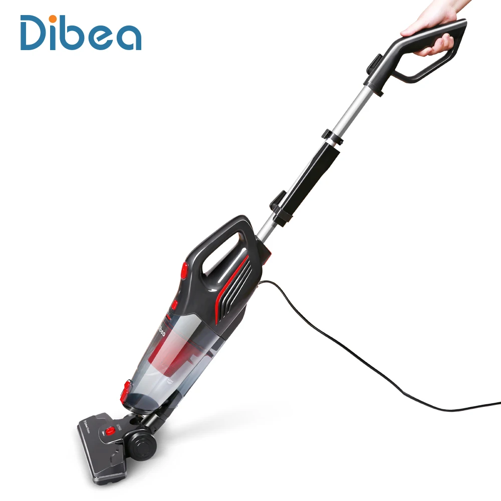 

Dibea Stick Vacuum Cleaner 2-in-1 Upright and Handheld Vacuum Corded, 15Kpa Strong Suction for Carpet Hard Floor Dog Cat Pet Hai