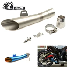35MM-51MM Universal Motorcycle Exhaust Pipe Escape Scooter Muffler With DB Killer For YAMAHA Tiger Explorer 1215 ABS T-Max 530 35mm 51mm universal motorcycle exhaust pipe escape scooter muffler with db killer for yamaha xj6 yzf r1 r6 mt 09 mt 07 abs fz6