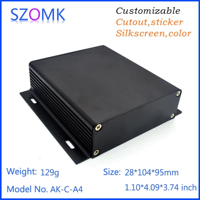 szomk aluminum extrusion enclosure box aluminum case electronics extruded aluminum enclosure aluminum box enclosure electronics (2)