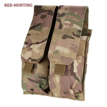 Охота страйкбол Molle тактическая винтовка журнал сумки двойной нейлон боевой армии M4 M16 Журнал Mag мешок