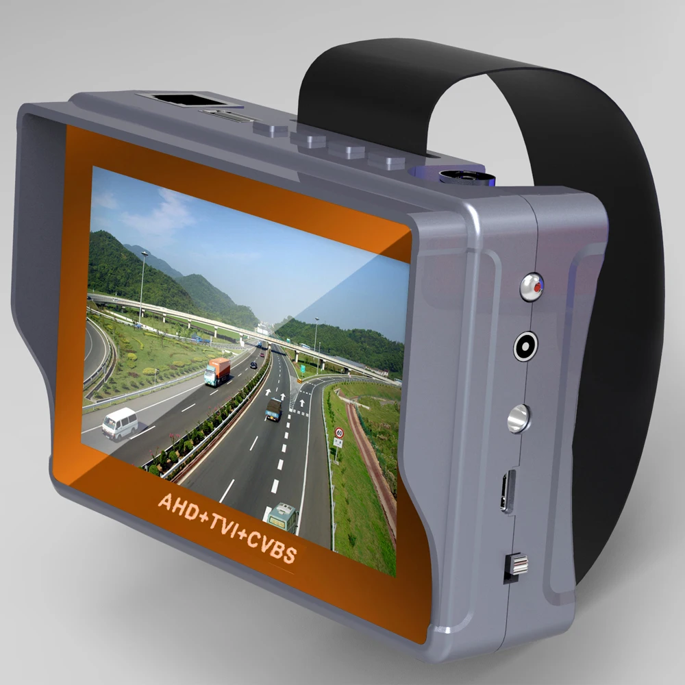 Portable AHD+TVI+CVBS 1080P CCTV Camera Tester & CCD Camera Detector Support 720P960P1080P Video & Audio Testing_3