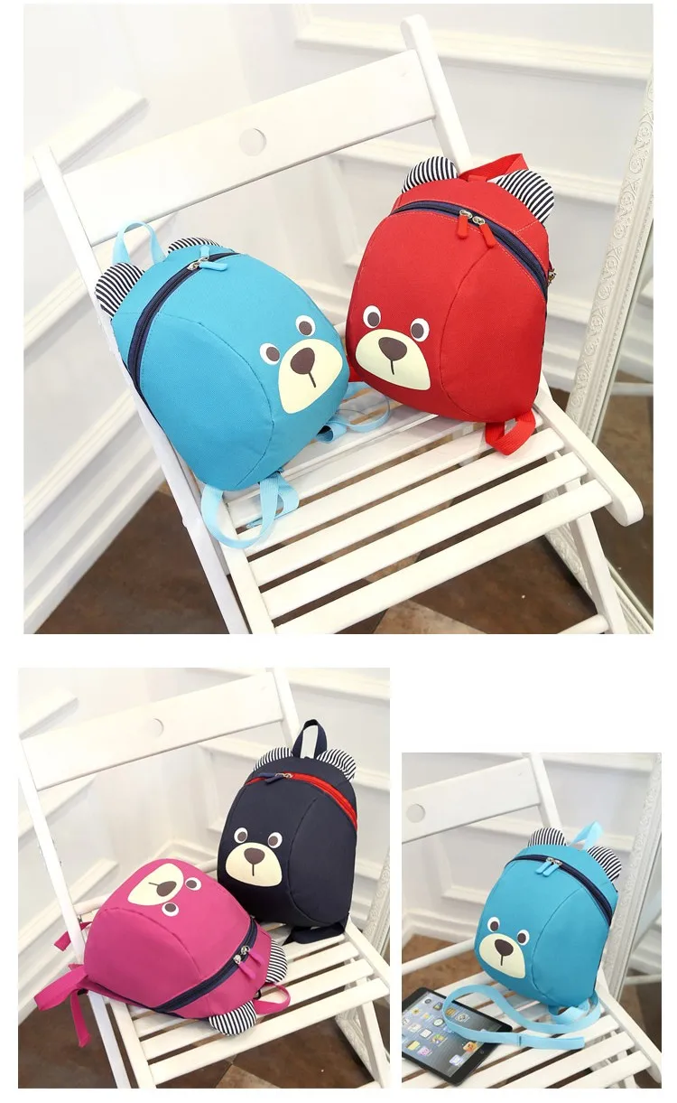 Aged 1-3 Toddler backpack Anti-lost kids baby bag cute animal dog children backpacks kindergarten school bag mochila escolar 12