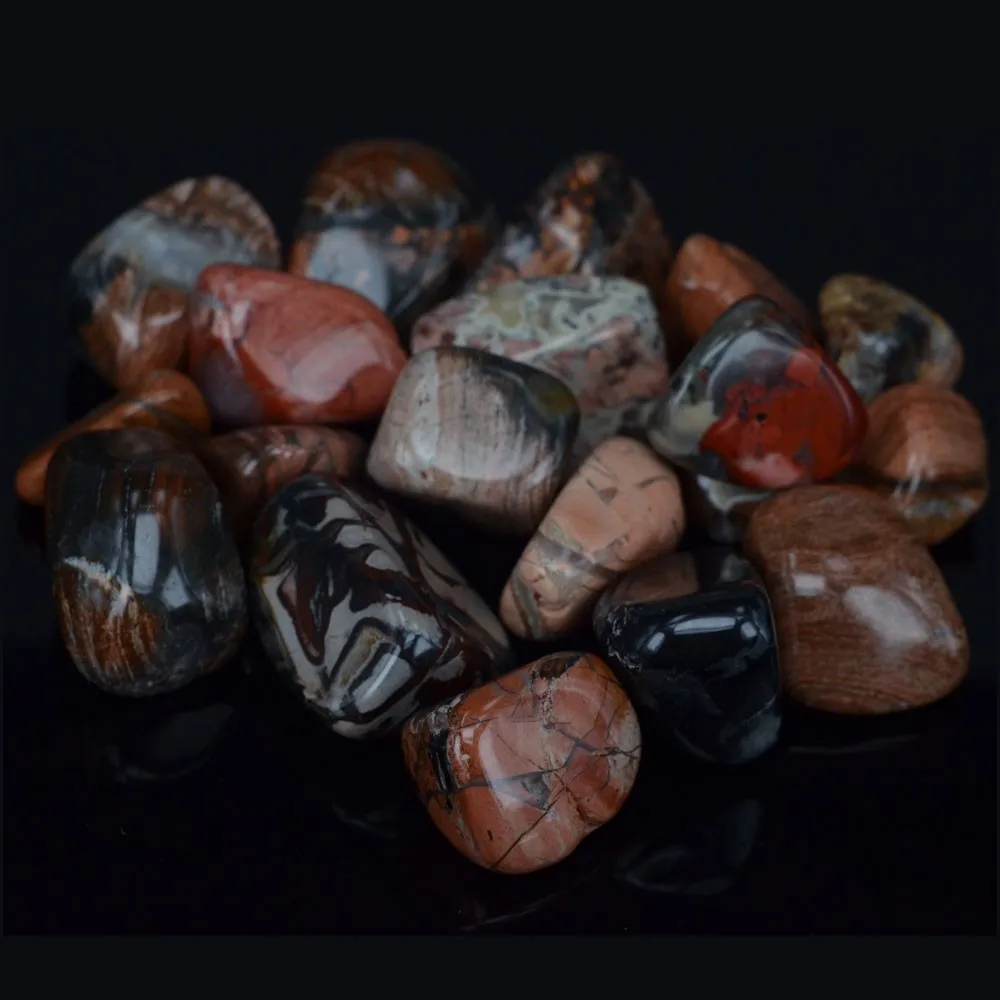 500g Lot Red Black Silver Leaf Jasper Quartz Crystal Gem Stone Freeform Tumbled Stone Feng Shui Chakra Beads Healing Reiki Stone Stone Feng Shui Stone Tumbledstones Healing Aliexpress