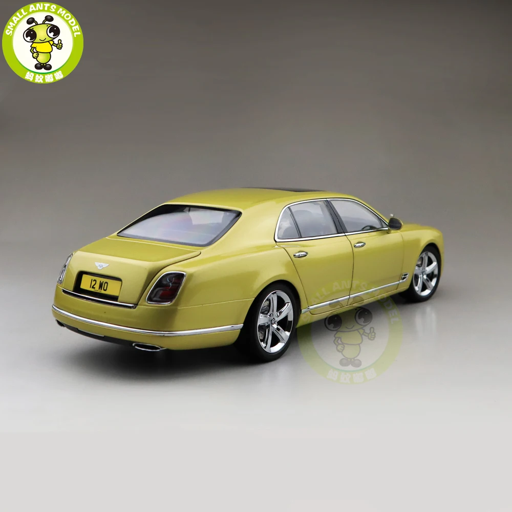 1/18 почти настоящая Bentley Mulsanne speed Julep литая под давлением металлическая модель автомобиля коллекция подарков хобби