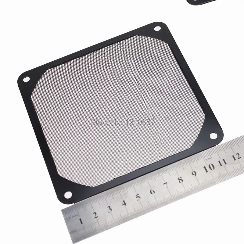 5Pieces LOT Black Guard Black Plastic Dustproof Filterable 120mm Computer Fan Filterin Fans