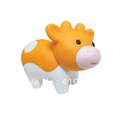 

Cute Cow Eraser Animal Zoo Eraser Educational Eraser20 pieces for one package freeshipping