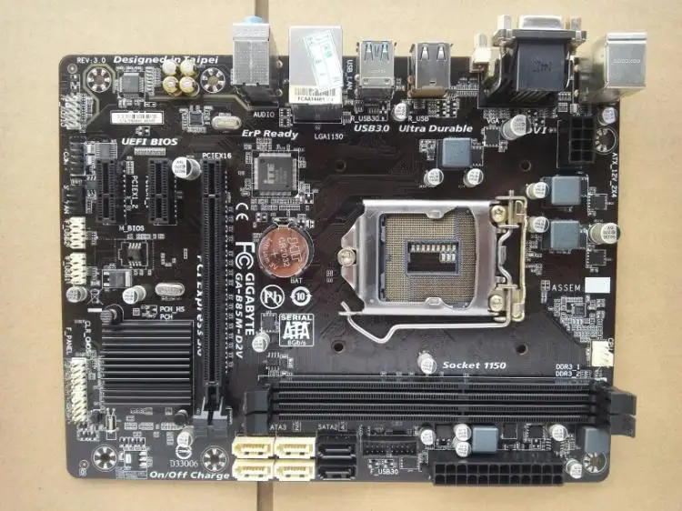 Gigabyte GA-B85M-D2V оригинальная материнская плата LGA 1150 DDR3 B85M-D2V 16 Гб USB2.0 USB3.0 I3 I5 I7 рабочего Материнская плата