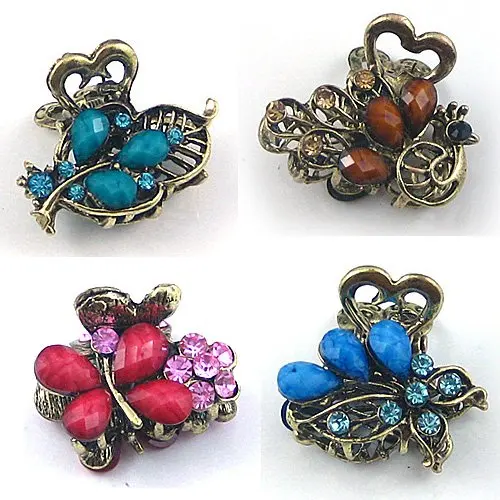 Wholesale Hair Claw Clips | sales promotion mixed new fashion alloy rhinestone hair Wholesale Hair Claw Clips | sales promotion mixed new fashion alloy rhinestone hair