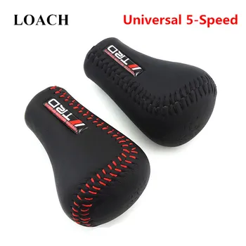 

Universal TRD PU Leather Gear Shift Knob Gearshift Shifter Stick Lever Headball MT Pen POMO ARM MOMO for TOYOTA TRD Gearshifter
