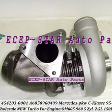 GT2538C 454203-0001 454203 6050960499 454203-5001S Турбокомпрессор 《 Mercedes PKW C/E/G W461 G290 W210 E250 W202 C250 1995-01 OM605 2.5L