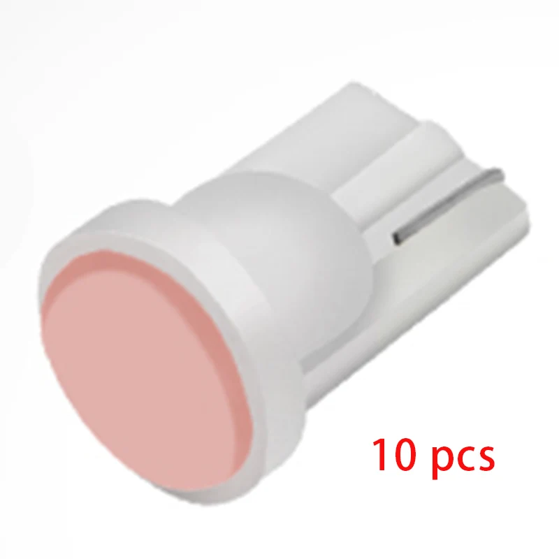 10 шт.* 20 шт.* 30 шт. авто запчасти свет светодиодный T10 194 168 W5W 1 светодиодный COB Чип автомобиль клин дверь свет автомобильная лампа бокового света для моделирования автомобиля - Испускаемый цвет: Pink