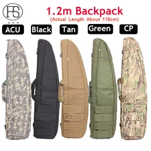 Bolsa de Transporte táctico Sobre 120 cm Heavy Duty Tactical Escopeta Pistola de Tiro Airsoft Rifle de Caza Del Morral Del Hombro Mochila