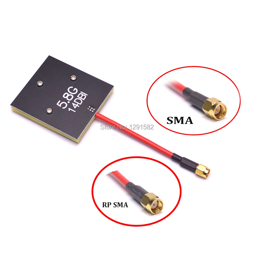 Панельная антенна с высоким коэффициентом усиления SMA / RP FPV 5 8G 8 ГГц 14dBi 1 шт. |