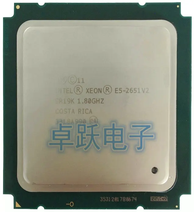 

E5-2651V2 Original Intel Xeon E5 2651V2 1.80GHZ 12-Cores 30M 105W E5-2651V2 FCLGA2011-3 free shipping E5 2651