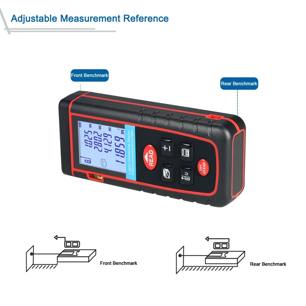 100 м высокоточный лазерный дальномер мини-строительные инструменты цифровой лазерный дальномер лазерная рулетка 30 хранение данных