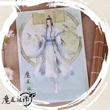 1 шт. аниме Mo Dao Zu Shi A4 папка мультфильм рисунок Wei Wuxian печать бумажная папка вентиляторы подарок