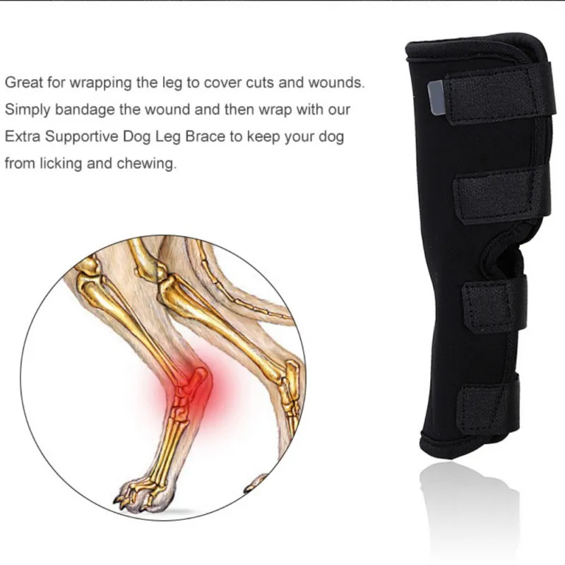 

Pet Dogs Leg Legguards Bandages Compression Sleeve Wounds Injury Cover Protector Rear Dog Compression Rear Joint Wrap Protects
