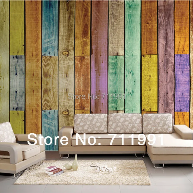 Gratis verzending custom behang muurschilderingen behang ... Retro living rooms woonkamer