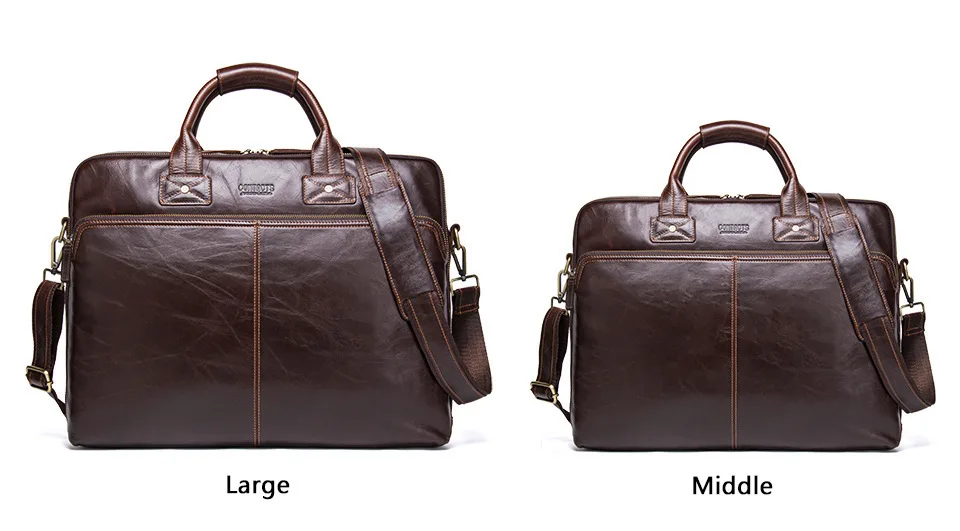 Роскошный брендовый мужской портфель, сумка-портфель, Сумки из натуральной кожи, сумка для ноутбука, бизнес сумки через плечо