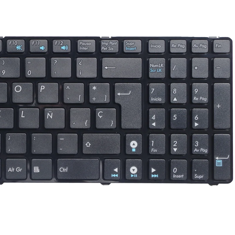  GZEELE new Spanish Keyboard For Asus X53 X54H k53 A53 N53 N60 N61 N71 N73S P52 P52F P53S A52J X55V 