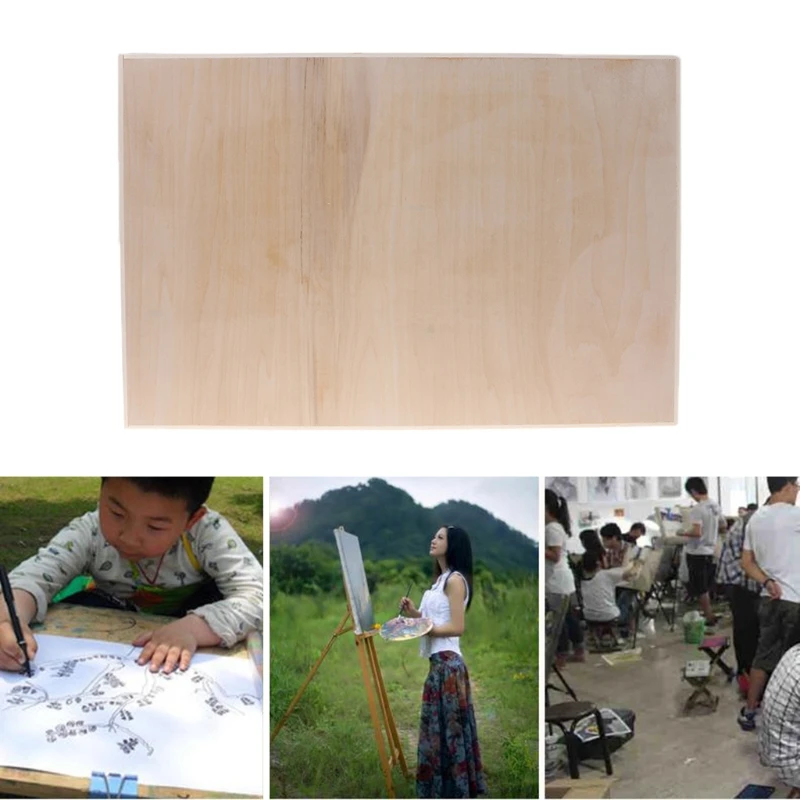 Kalttoy A3 Size Wooden Sketching Drawing Board Art Painting Table Sketchpad Palette 8 K