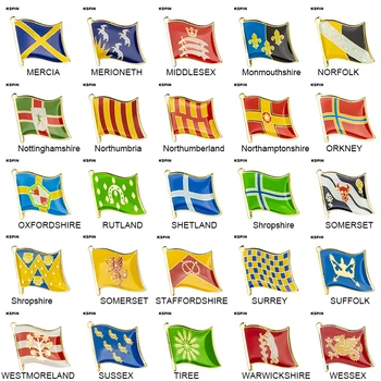 

United Kingdom County Lapel Pins Flag Lapel Pins Country Flag Badge Flag Badge Brooch