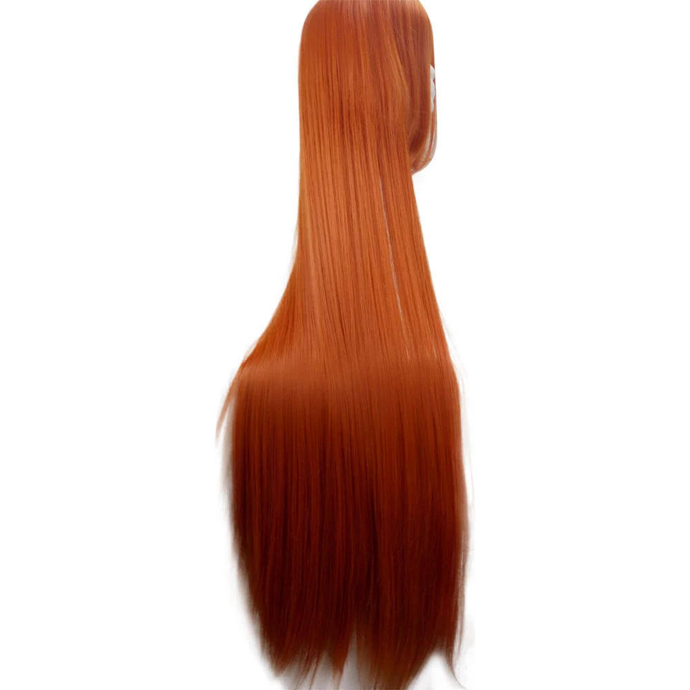 HAIRJOY naranja verde disfraz fiesta Cosplay peluca 100cm largo recto pelo sintético pelucas completas 9 colores disponibles envío gratis
