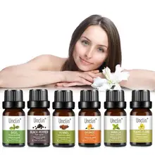 Чистые натуральные эфирные масла 10 мл стеклянная бутылка для диффузорной горелки диффузор Уход за волосами эвкалипт био масло Массаж Уход за телом