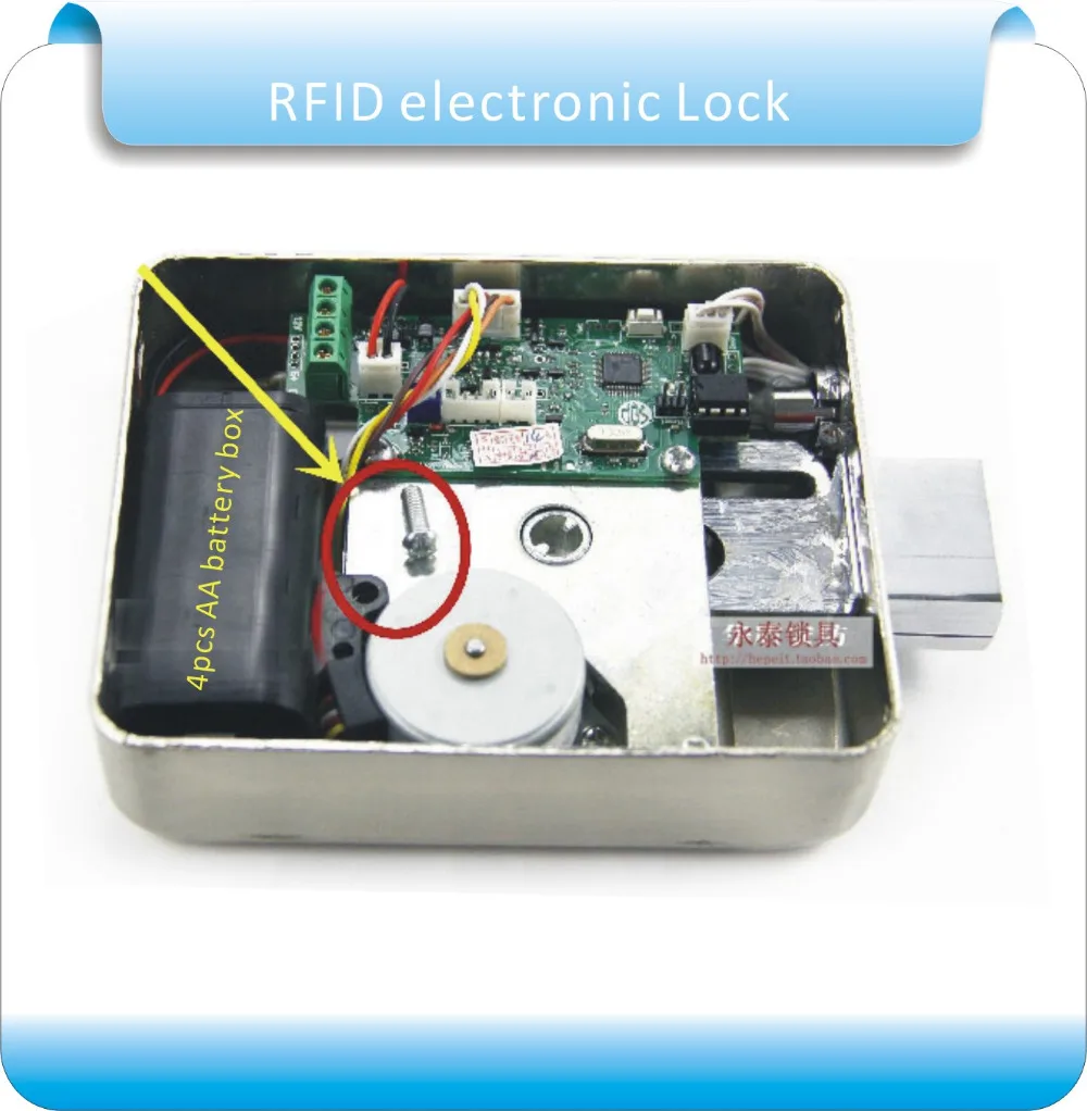 DIY сухая батарея RFID наружный дверной замок s умный электронный беспроводной дверной замок с 1 пультом дистанционного управления