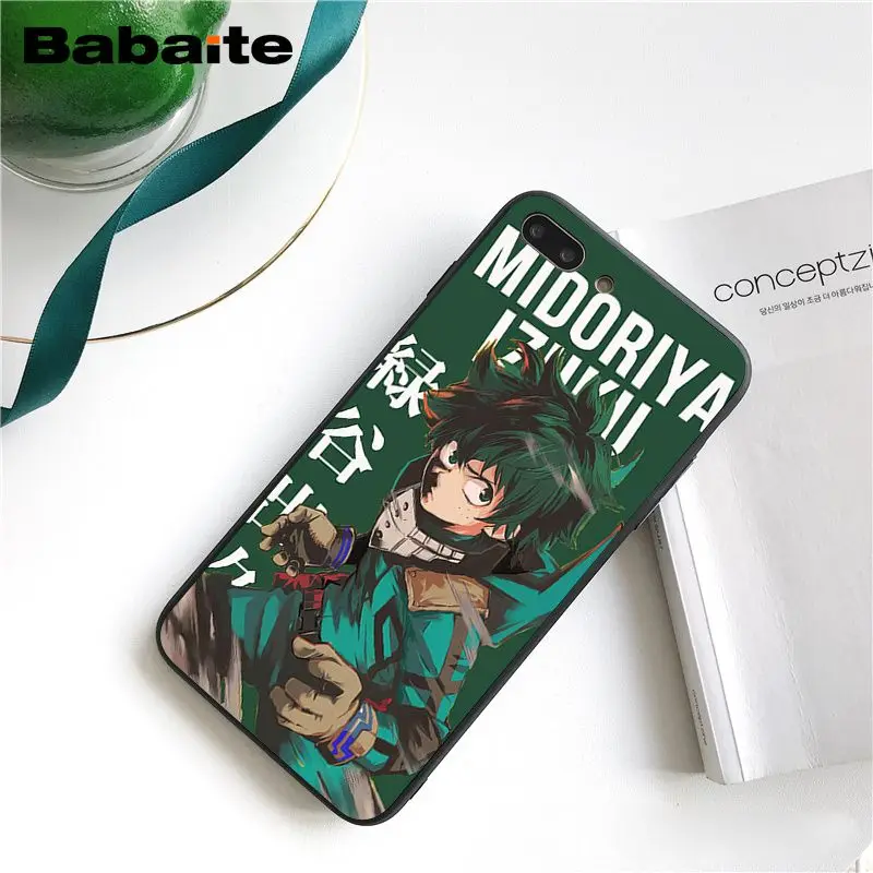 С героями из мультфильма Мой герой Boku без deku bakugou Чехол для мобильного телефона