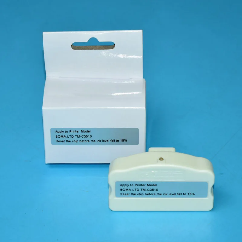 4 цвета многоразового картриджа и чипа Resetter для Epson TM C3500 C3510 GJiC22P принтера|ink cartridge