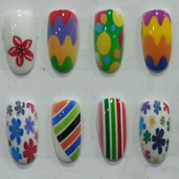 printed artificial nails 7