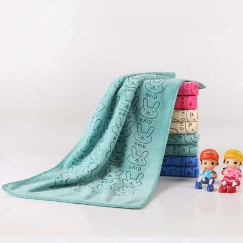 25*50 cm Mignon Microfibre Absorbant Séchage De Bain Plage Serviette Gant de Toilette Maillots De Bain Bébé Serviette Pour Bébé Garçons Et Filles