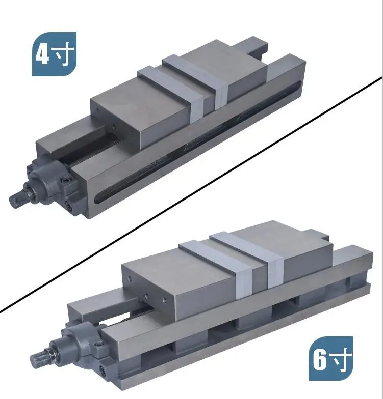 Двойное действие Accu замок фрезерный станок тиски 4 дюйма Ширина челюсти 100 мм чугун Сделано в Китае