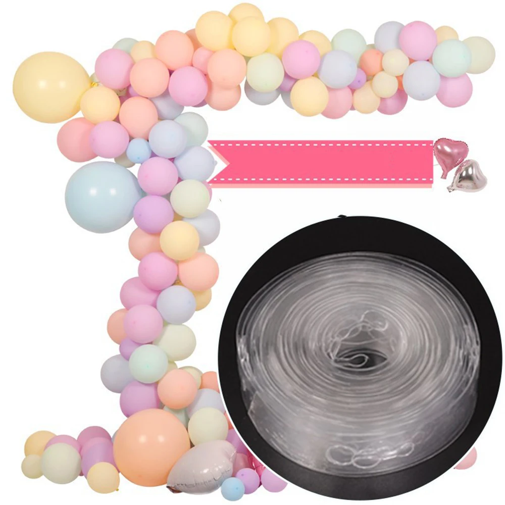 

4pcs/set New Balloon Garland Arch Strip Tape Glue Points Wedding Party Balloon Decorations