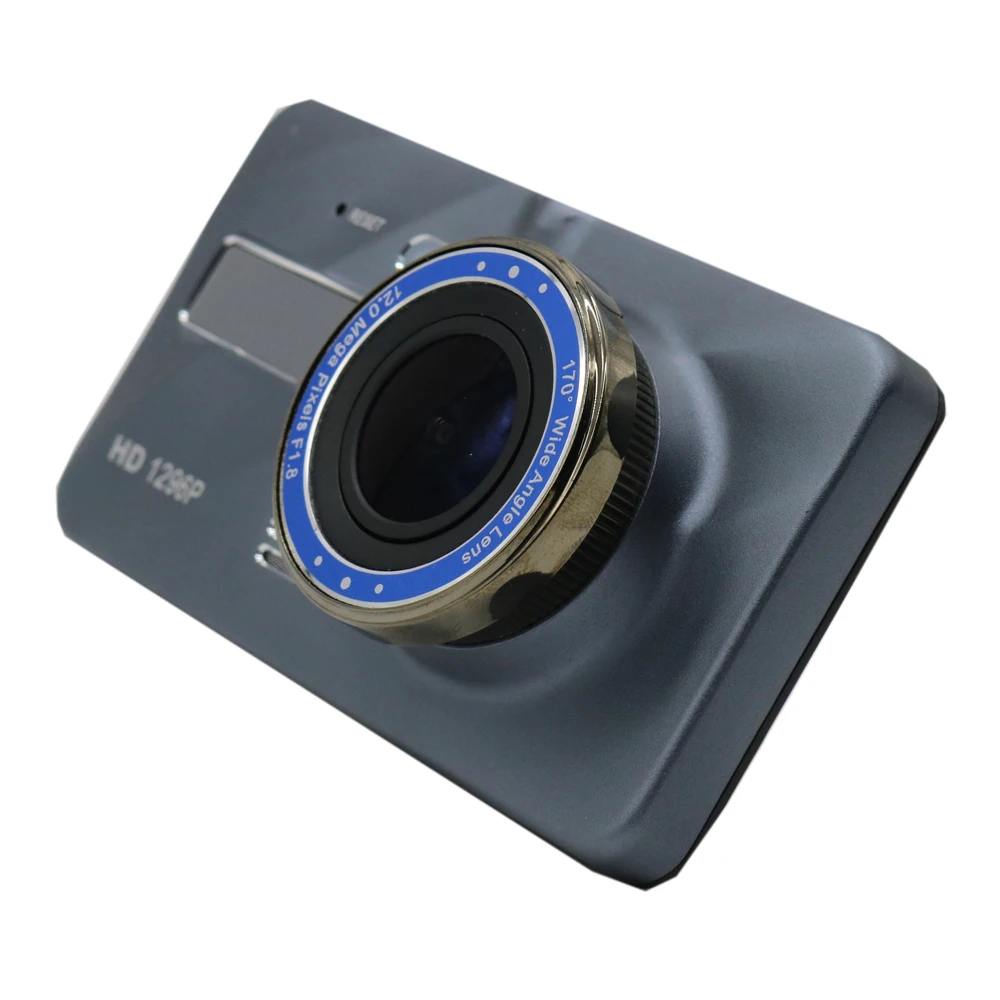 Мини автомобильная DVR камера 4 &quotс двумя объективами Full HD 1296P видеорегистратор