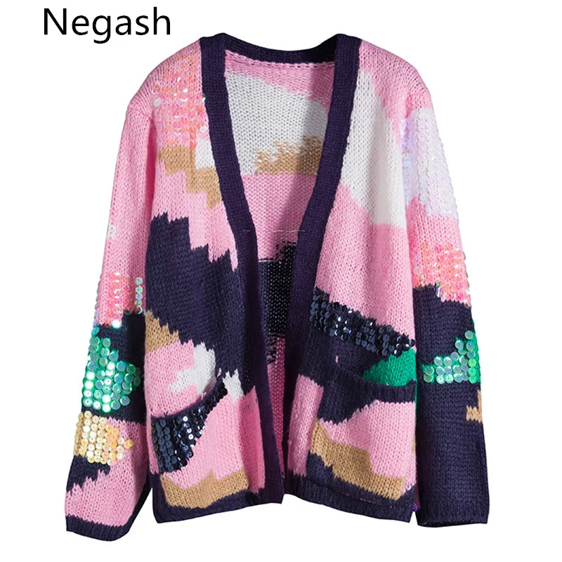 Negash Luxury Coat brand The new women's fashion Korean version of