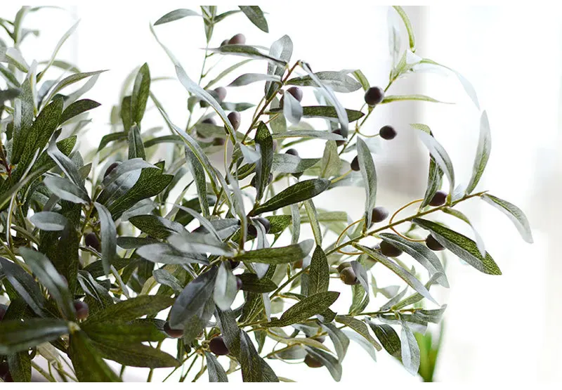 Европейские Искусственные цветы оптом трубы оливковые листья домашние декоративные искусственные цветы свадебные искусственные растения аксессуары