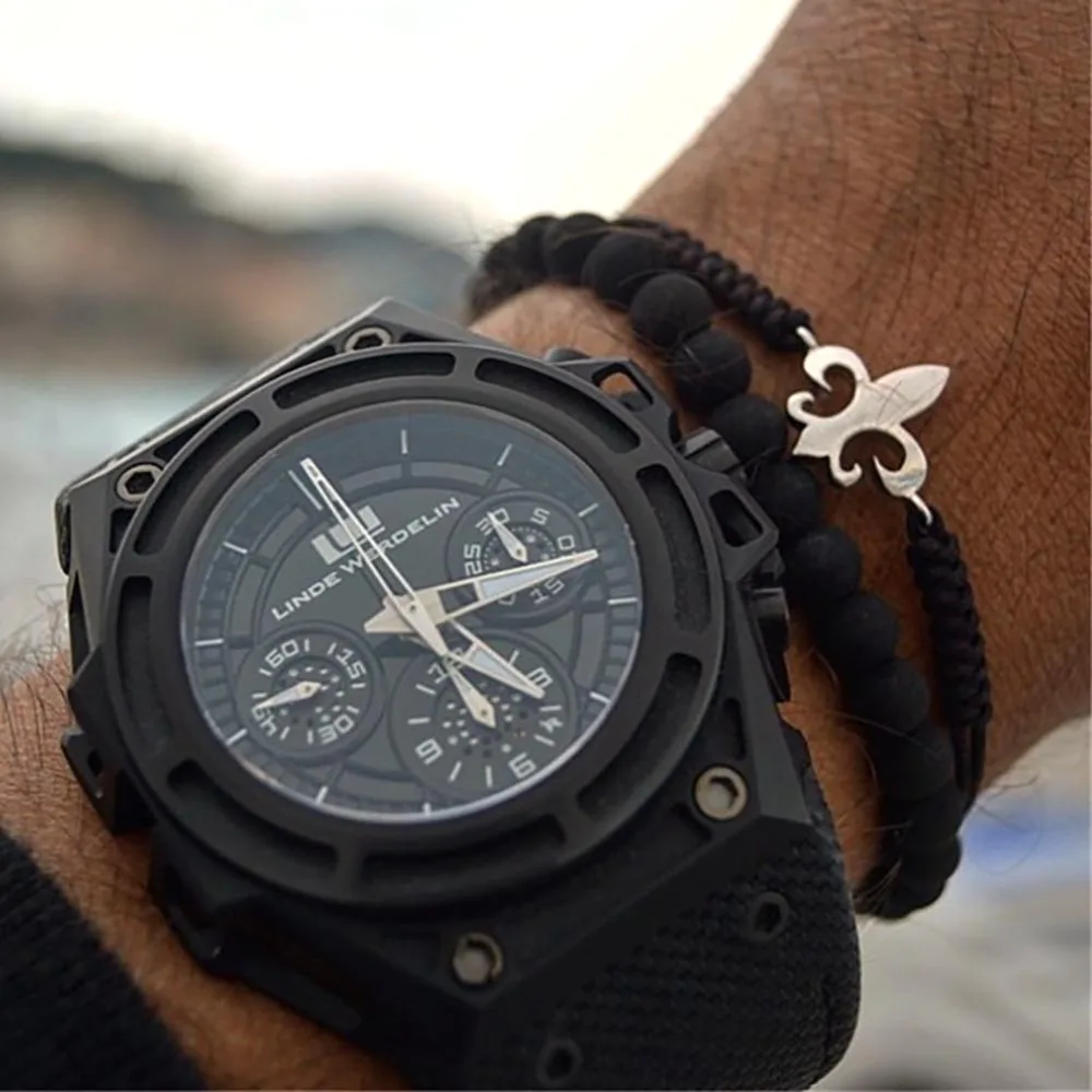 Fleur De Lis Macrame Bracelet (2)