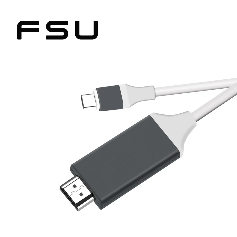 

2m USB-C Type C USB 3.1 to HDMI support 4k HDTV Cable for Notebook Laptop Macbook Monitor Projector