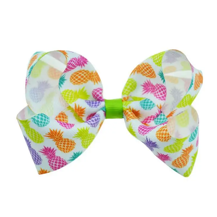 Pineapple hair bow2
